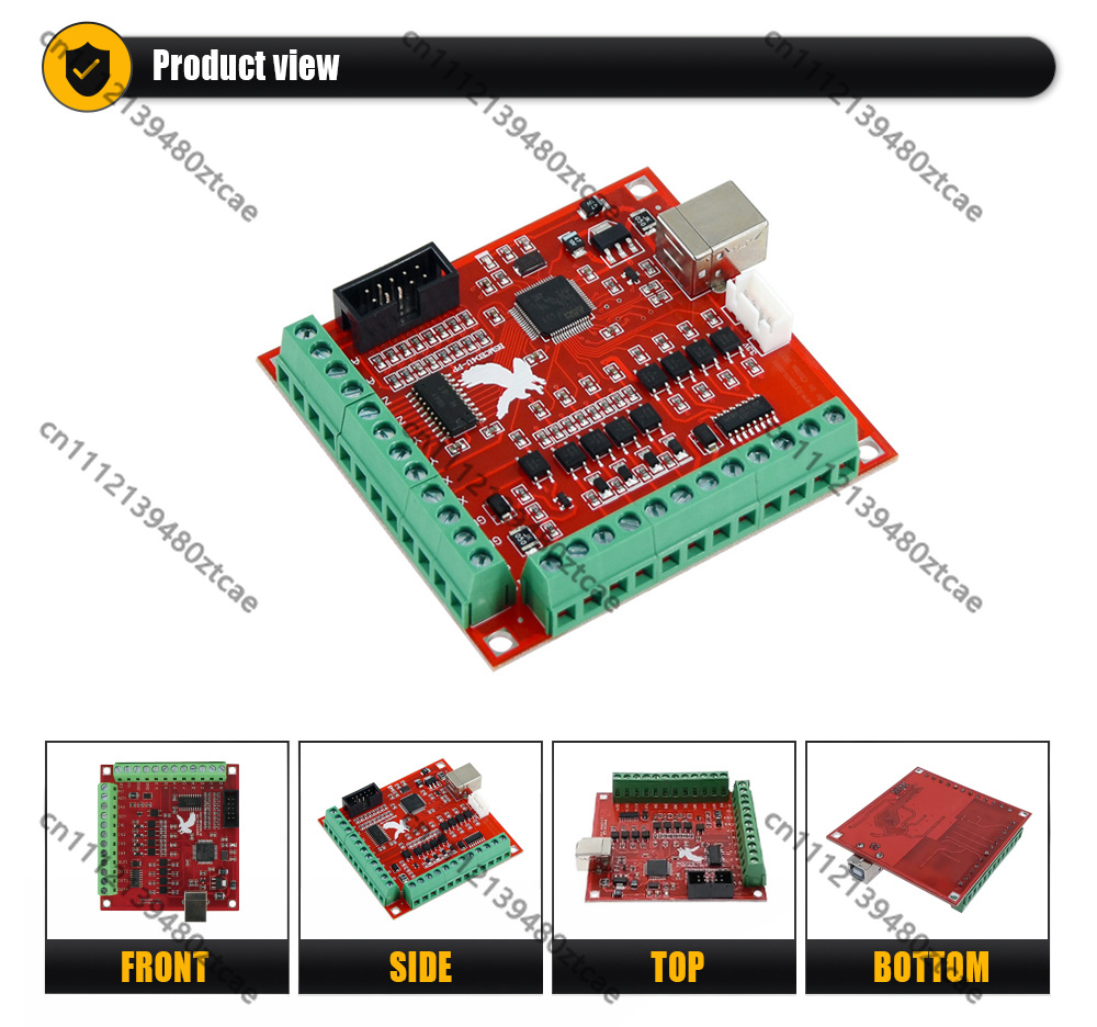 USB Breakout Board 100KHz 4 Ax - Mach3 Usb Cnc Controller 4 Axis 100Khz ulasan dan harga